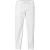 GIBLOR'S PANTALONE BIANCO UNISEX GIBLOR'S ALAN CON ELASTICO (50-52 L IT UOMO, BIANCO)