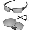 PapaViva Lenti di ricambio per occhiali da sole Oakley Half Jacket 2.0 OO9144 62 mm
