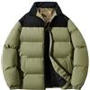 Luadnysin Piumino Uomo Giubbotto Uomo Giubbotto Con Cappuccio Invernale 4Xl Piumino Nero Autunnale Giacca A Vento Invernale Giubbino Autunno Pelle Giaccone Giaccone Giubbotti Invernali Cento Grammi Lungo