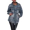 Luadnysin Giubbotto Jeans Donna Giacca Jeans Donna Giacca Di Corta Primaverile Giubbino Leggero Con Strass Giubbini Primaverili Giacche Primavera Leggeri Estivo Uomo Abbigliamento Camicia Giorni Smanicato