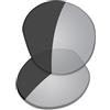 Saucer Lenti di ricambio premium per occhiali smart Oakley Meta HSTN OW8002, 51 mm