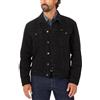 Wrangler - Giacca western in denim sfoderata, da uomo, Nero sfumato., XX-Large