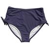 Generico Slip Bikini Donna Vita Alta Piscina Slip Costume Modellante Mare Pantaloncini da Bagno Tinta Unita Spiaggia Culotte Pantaloncino Sportivi Estivi (XL, Blu)