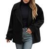 Luadnysin Trench Corto Donna Trench Donna Corto Cappotto Primaverile Giacca Elegante Impermeabile Leggera Verde Militare Giubbino Mezza Stagione Giacconi Primaverili Curvy Nero Comodo Cammello Giubotto Xs
