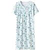 Keyocean Camicia da Notte Donna 100% Cotone Pigiama Estiva a Maniche Corte