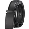 SENDEFN Cintura Uomo Pelle, Cintura Uomo con Cricchetto Automatica, Larghezza 38 mm, Trim Regolabile, Cinture da Uomo Adatto per Abbigliamento da Lavoro e Casual con Confezione Regalo