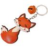 ARFUKA Portachiavi in pelle PU con ciondolo a forma di volpe, portachiavi da uomo e da donna, portachiavi per portafoglio, borsa, ciondolo, regalo per compleanno, Natale, festival, San Valentino,