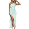 Luadnysin Abito Cerimonia Donna Vestito Cerimonia Donna Damigella Abiti Chiffon Lunghi Prom Dress Long Elegante Con Corsetto Vestiti Matrimonio Eleganti Bianco Lungo Da Gonna Ampia Spiaggia Per Xxl A Sirena