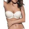 Selene Reggiseno Donna Balconcino con Ferretto e Spalline removibil Coppa Art. Esmeralda (5, Marfil)