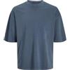 JACK & JONES JACK&JONES JJECHARGE Faded Tee O-Neck Noos, Blu (Mood Indigo), XL