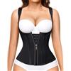 Nebility Corsetto Donna Dimagrante Modellante Cintura Waist Trainer Bustino Pancia Piatta Body Shaper Fascia Snellente con Spalline Regolabili
