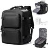 suradar Zaino sottovuoto da viaggio con pompa a compressione, zaino con compressione sottovuoto, per Ryanair, borsa da cabina 40 x 20 x 25 cm, per Ryan Air Bag da 40 x 20 x 25 cm, A1-nero., 40x30x20