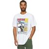 Mister Tee Eazy-E Rap Magazine Oversize Tee da Uomo, Bianco, L/Plus Tall
