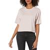 The Drop Sydney T-shirt corta, a girocollo, maniche corte da Donna, Rosa Ghiaccio, M
