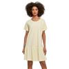Urban Classics Ladies Valence Tee Dress Donna Miniabito Nero 100% Cotone