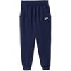 Nike FD3008-410 K NSW Club FLC JGGR LBR Pantaloni Sportivi Unisex Bambino Midnight Navy/White Taglia L