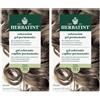 Herbatint Gel colorante permanente per capelli 7N biondo - 170 ml | senza ammoniaca, 100% copertura di capelli grigi | formula vegana con 8 estratti vegetali biologici (Confezione da 2)
