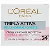 L'Oreal Paris L'Oréal Paris Tripla Attiva Crema Viso Idratante Protettiva Giorno per Pelli Normali o Miste, 50 ml (Confezione da 3)