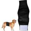 FTXRV Corbette Lavabili per Cane Maschio, Pannolini per Cani Maschi Lavabili, Pannolini per Cani Lavabile per Ragazzi per Incontinenza, Urinazione Eccitabile o Formazione (Nero, M)
