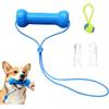 Pnedeodm Dual-Action Canine Dental Prop, Teeth Cleaning Tools, Dog Toothbrush & Chew Toys for Aggressive Chewers, Dental Mouth Opener for Small Medium Large Dogs (1Pc)