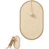 keyuancan Tappeto Tiragraffi per Gatti, Tiragraffi Adesivo in Sisal, Protezione Divano Graffi Gatto, Grattatoio Divano per Pareti, Divani, Tappeti, Pannelli Delle Porte, 33x55cm, Beige