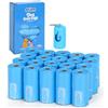 Nobleza Sacchetti Cacca Cane, 300 Sacchetti Escrementi Cani con Dispenser | 20 Rotoli,15 Sacchetti Cacca Cane/Rotolo, Impermeabili Resistenti, Stampa Carina