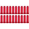 cyclingcolors 20x Tappi per Cavi Freno Cambio Bici Copertura per Terminale Fili Bicicletta Copri Estremità Filo Cappuccio Alluminio, rosso