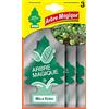 Tavola Arbre Magique, Profumatore Auto, Fragranza Mela Verde, Profumazione Piacevole e Rinfrescante, Durata fino a 7 Settimane, Made in Italy, Formato Multipack da 3 Pezzi