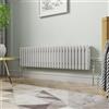 NRG 300 x 1190 mm - Radiatore tradizionale in ghisa orizzontale, colore: Bianco