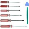 Fongmore Set di 6 cacciaviti Tri-Wing tipo Y 1,5 mm 2,0 mm 3 mm 4 mm 5 mm 6 mm kit di cacciaviti a tre punte di precisione con strumento manuale magnetico multifunzionale