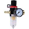 TICFOX Riduttore di pressione ad aria compressa, Filtro dell'aria regolatore di pressione, Filettatura 1/4 BPS AF2000 Valvola di regolazione della pressione Manometro Separatore aria olio acqua