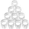 SOTECH Confezione da Ø 20 mm 10 paracolpi trasparenti per maniglie di porte
