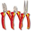 USAG SWK UTENSILERIE SRL KIT CON PINZA UNIVERSALE, PINZA A BECCHI MEZZOTONDI DIRITTI E TRONCHESE A TAGLIENTE DIAGONALE ISOLATI 1000 V - USAG SWK UTENSILERIE SRL U00850121