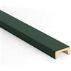 Haak Canalina Desiwa in verde scuro, 5,1 x 252 cm