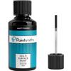 Paintsmiths Vernice multi superficie - finitura opaca - vernice nera per ritocchi per metalli, termosifoni, legno. uPVC e casa - pennello per una facile applicazione - asciugatura rapida - elevata opacità per