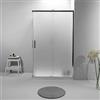 Auria Box Doccia Angolare 80x80 cm - Cabina Doccia con Porta Scorrevole Vetro Temperato 6mm,Trasparente e Anticalcare con Profilo in Alluminio Cromato e Chiusura Magnetica - Facile da Installare e Pulire