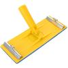 OSALADI Supporto Porta Carta Vetrata Manuale Rotante 360° Asta Telescopica, Blocco Abrasivo per Levigatura Legno e Cartongesso, Utensile Portatile per Lavorazioni Precise e Colore Casuale