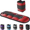 G5 HT SPORT Cavigliere Appesantite Polsiere Appesantite | Regolabili Con Chiusura a Strappo | per Fitness, Yoga, Riabilitazione, Jogging, Ginnastica, Aerobica, Palestra (2 X 2 KG (ROSSO))