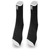 LEONE 1947, Cavigliere Double Face, Unisex - Adulto, Nero Bianco, L, AB716 (Confezione da 2)