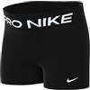 Nike Girl's Top Shorts Nike PRO Dri-Fit (Taglia Grande) - Ragazza, Black/White, DM8439-010, S+