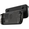 Hzxkqmil Guscio Posteriore di Ricambio per Steam Deck/Steam Deck OLED | Piastra Posteriore Trasparente con Ventilazione Placche di Copertura per Steam Deck/Steam Deck OLED Console, Nero