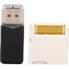 Fabater Scheda Flash per Videogiochi con Chip ASIC,Scheda di Memoria Flash per Console di Gioco 2DS 3DS con Lettore di Schede,Supporta da 4G a 128G (non inclusa) (WHITE)