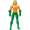 DC Comics AQUAMAN Personaggio AQUAMAN 30 cm Personaggio in scala 30 cm con decorazioni originali, mantello e 11 punti di articolazione - Giocattoli per bambini e bambine dai 3 anni