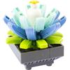 Nice Mattoncini - Exotic Plants - Set da Costruzione in Blocchi della Pianta Echeveria - cod 78047