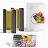 Upwinning Compatibile con Liene Amber M100/M200/M110/M210 Carta da 4 x 6, 80 fogli di carta fotografica e 2 cartucce di inchiostro di ricarica, per DHP512/DHP513/DHP514/DHP515 stampanti fotografiche