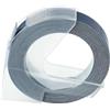 vhbw Cassetta nastro per goffratura 3D compatibile con Dymo 1855, 1610, 1595GY, 1745, 1755, 1765, 1805 etichettatrice 3m x 9 mm bianco su blu