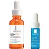 LA ROCHE POSAY-PHAS (L'Oreal) SIERO ANTIRUGHE RIPARATORE HYALU B5 10ML + VITAMINA C12 SIERO ANTIRUGHE ILLUMINANTE ANTIOSSIDANTE 30ML