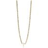 Purelei Create Moments, catena regolabile, zirconi e vera perla d'acqua dolce, acciaio inossidabile e placcatura in oro 14 K/18 K, simbolo di bellezza, intramontabilità e momenti speciali