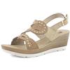 inblu Sandali Donna Con Borchie Dorate, Plantare Imbottito SandaliDonna