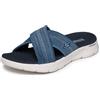 Skechers Sandali da donna Go Walk Flex ImpressedGO WALK FLEX SANDALO IMPRESSED, Tessuto blu navy., 37 EU